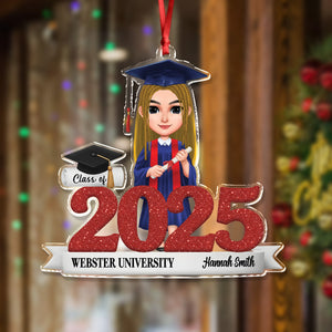 Personalized Class Of 2025 Graduation Senior Keepsake Acrylic Ornament LM32 897185