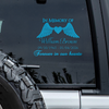 In Memory of Personalized  Memorial Car Window Decal Sticker Gift For Family HA75 920000