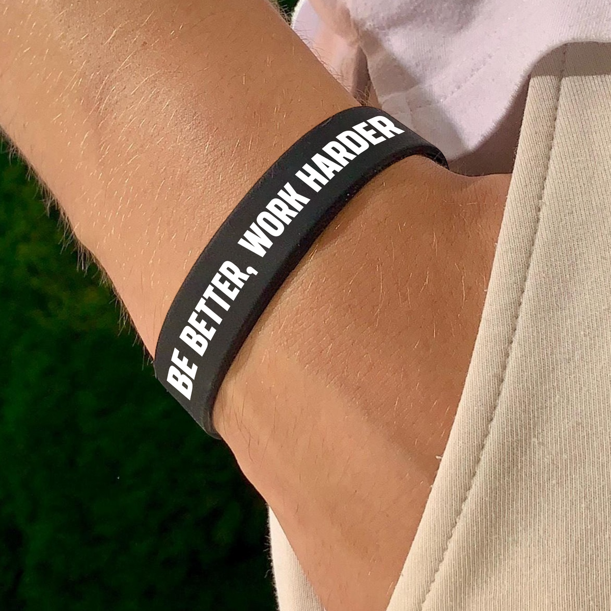 Charlie Kirk "Be Better Work Harder" Bracelet LM32 65767