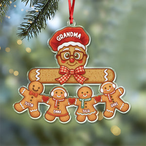 Personalized Gift Ginger With Love Grandkids Christmas Acrylic Ornament LM32 897111