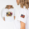 Bald Eagle United States Of America 250th Anniversary Sleeve Tee Shirt LM32 897793
