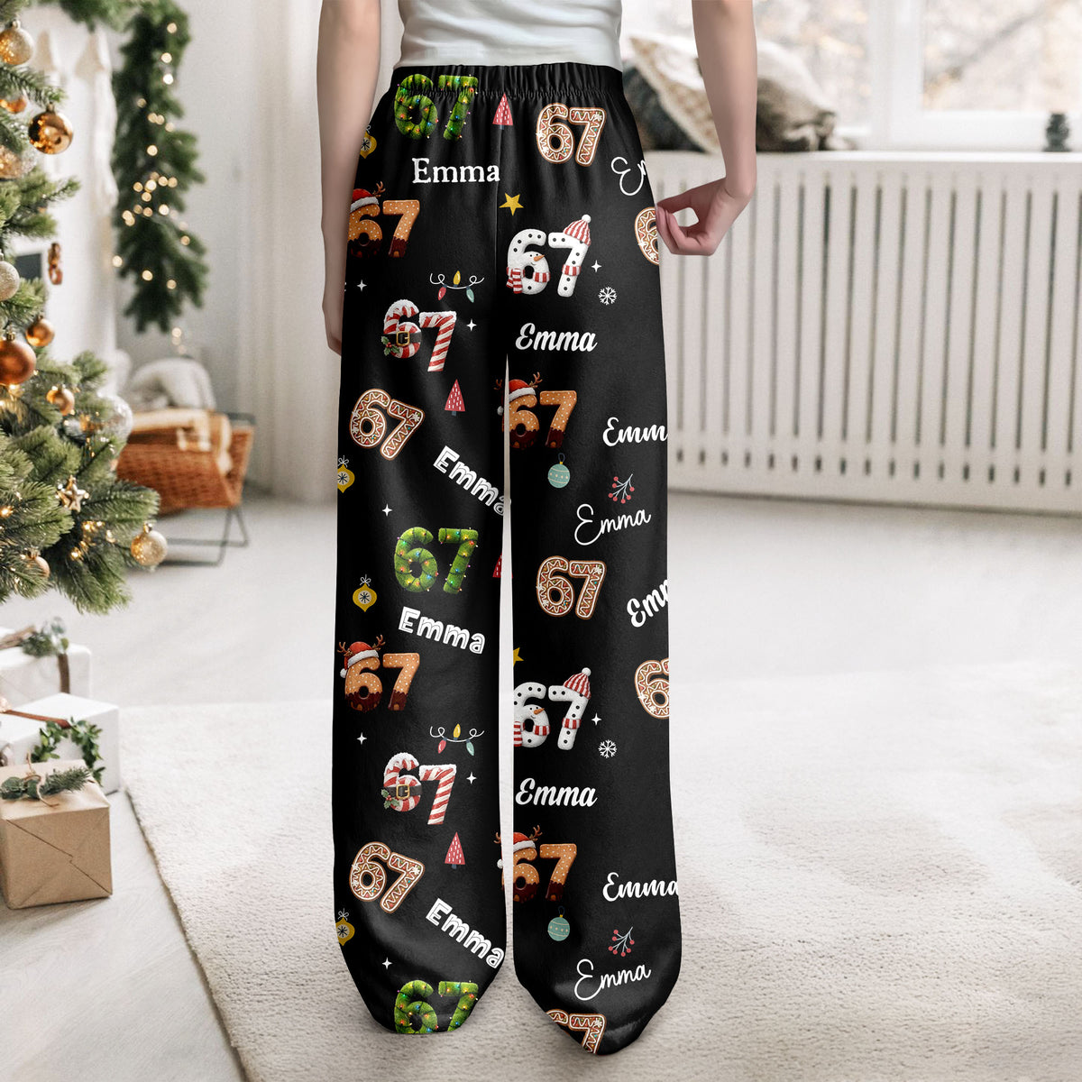 Custom Name Gen A Six Seven - 67 Meme Personalized  Sweatpants Christmas Gift HA75 898542