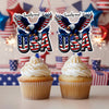 Faith, Family & Freedom 250 Years America Cupcake Topper HA75 898836