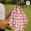 Custom Baby Face Best Dad Ever Retro Golf Towel- Gift for Parents, Father's Day, Golfer LM32 669013