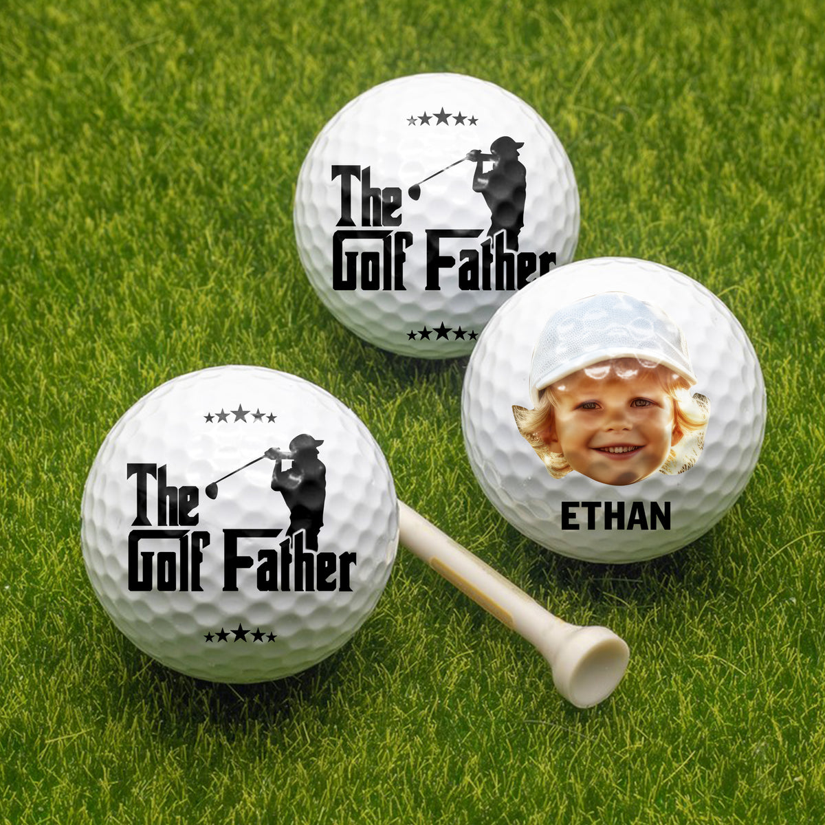 Custom Photo The Goft Father Golf Ball For Sport Player LM32 893475