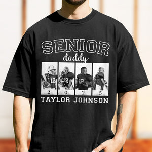 Custom Photo Senior Football Mama Comfort Color Shirt Gifts For Football Mom, Football Lover CH07 899444