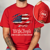 We The People 250 Years of Freedom 1776-2026 America Flag Sleeve Tee Shirt - Patriotic Gift LM32 669353