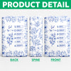 God Says I Am Name Letter In Bible Toile De Jouy Style - Personalized Book Vase TH10 170659