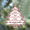 Christmas Tree Of Love - Personalized Custom Acrylic Ornament HO82 894592