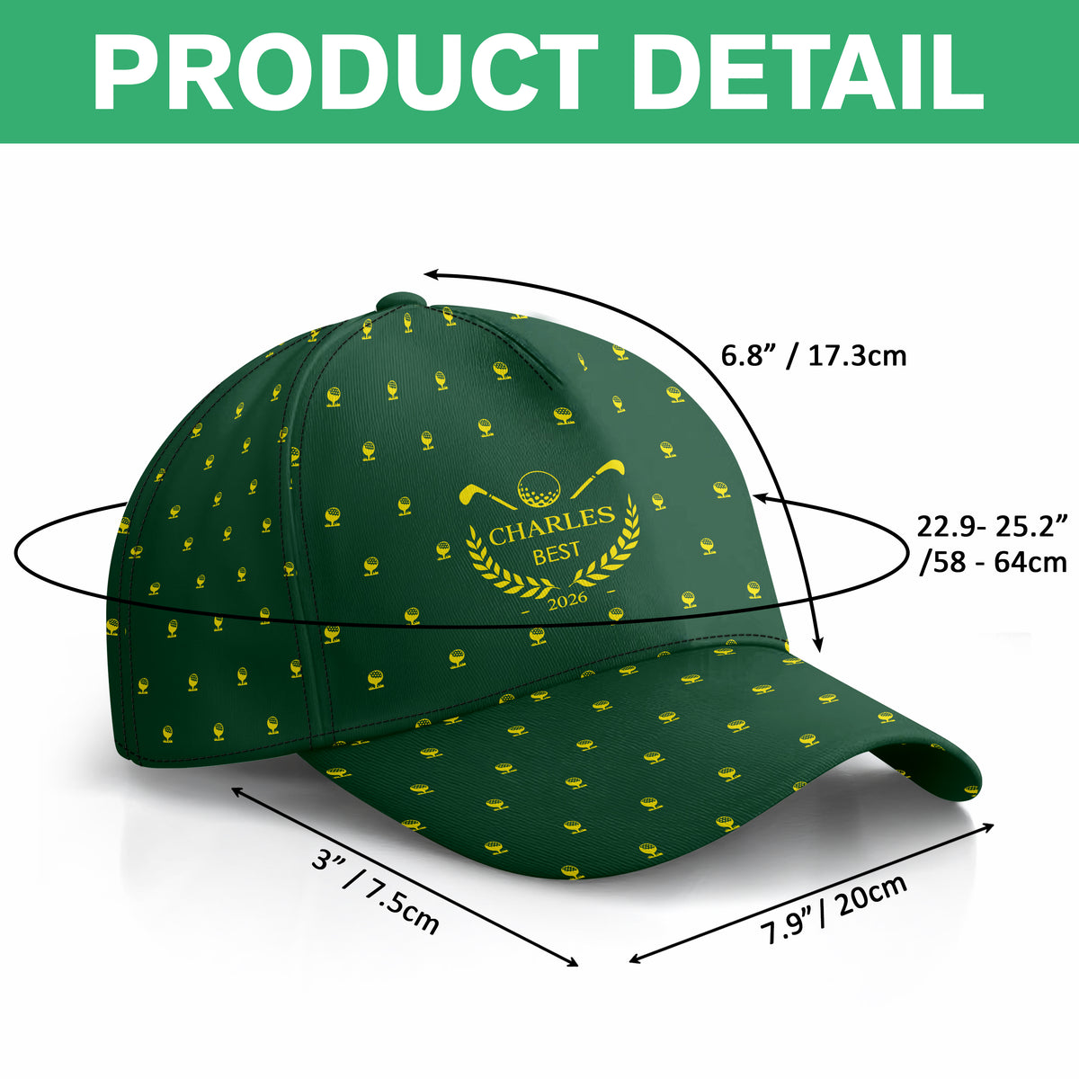 Custom Name Golf Classic Cap Gift for Golf Lovers HO82 902294