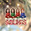 Besties Forever - Personalized Acrylic Ornament LM32 895943