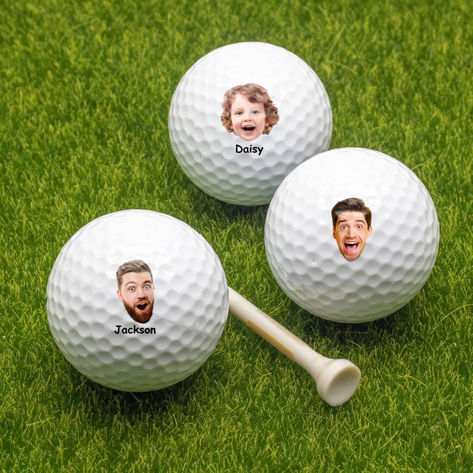 Custom Face Photo And Name Golf Ball For Golf Lovers TH10 898227