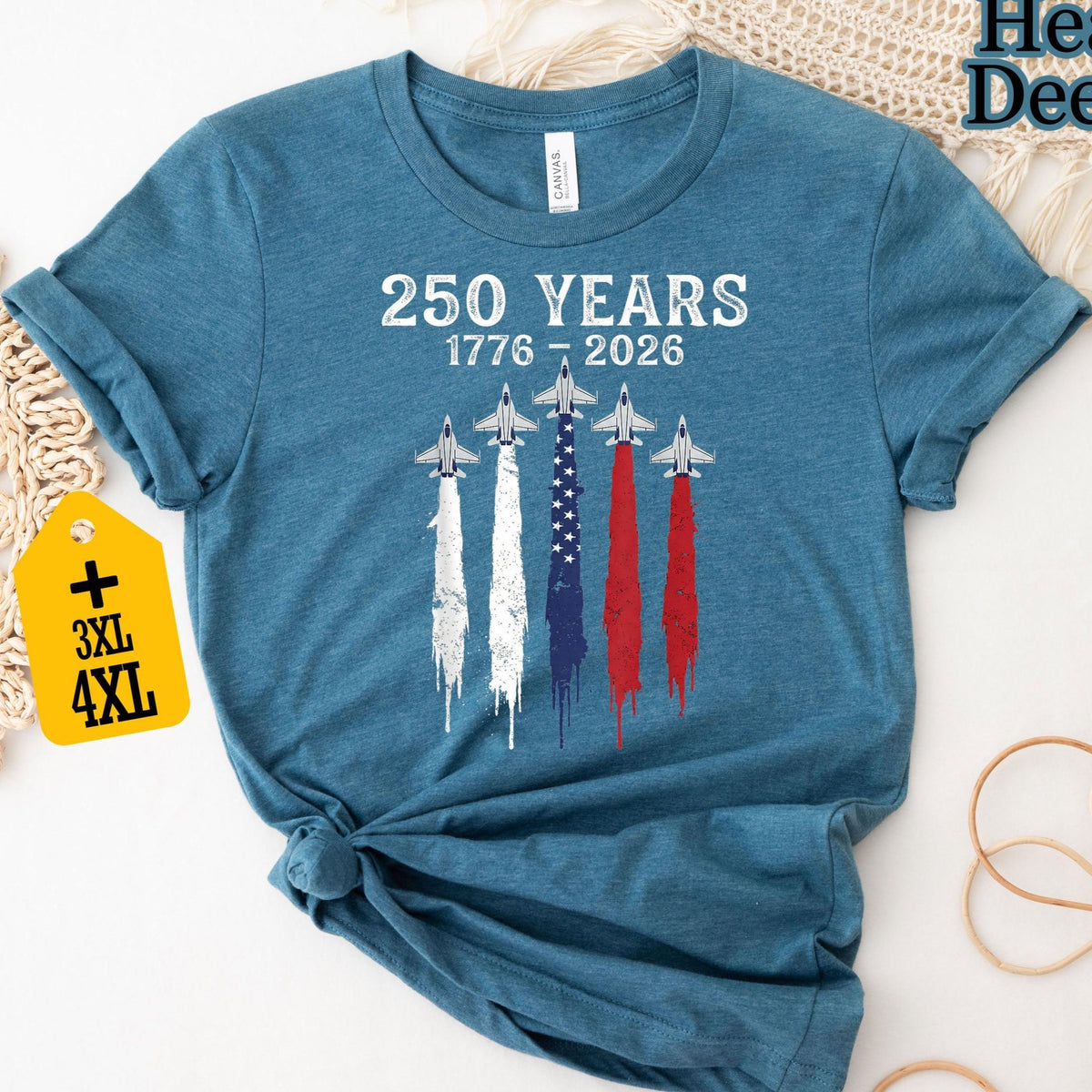 USA 250 Years Patriotic Jet Fighter Shirt, Independence Day Tee LM32 669047