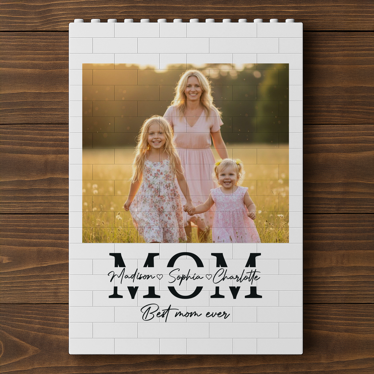 Custom Photo Best Mom Ever Building Block CH07 910728