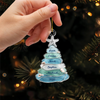 Custom Name Sea Glass Christmas Tree Acrylic Ornament – Personalized Coastal Christmas Decoration, Family Holiday Gift TH10 170673