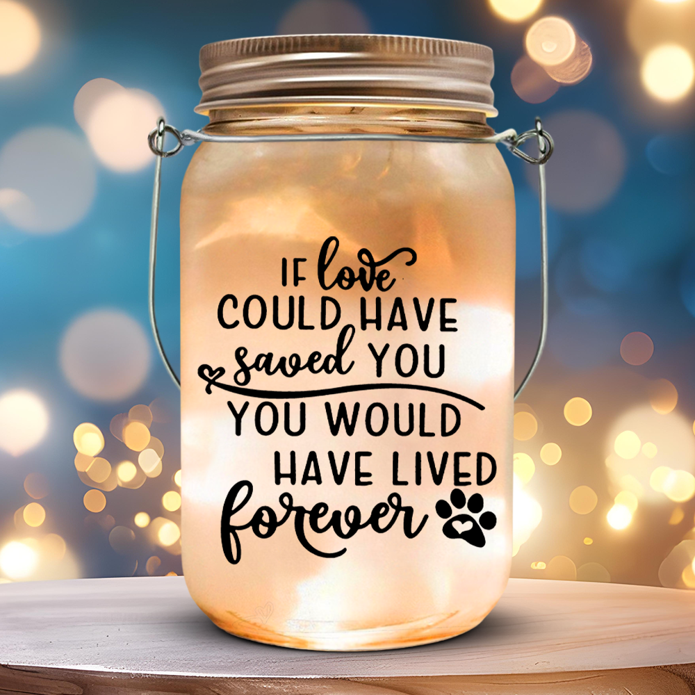 Custom Photo You Would Have Lived Forever Memorial Mason Jar Light LM32 893161