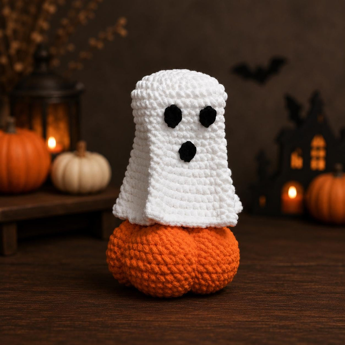 Funny Adult Naughty Spooky Crochet Ghost Halloween Decor, Christmas Decor LM32 670027