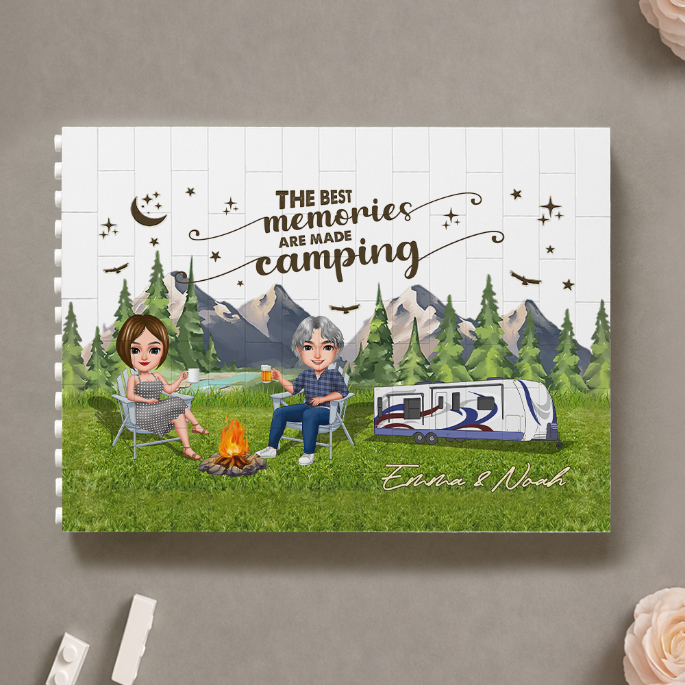 Personalized Life Is Better At The Campsite Building Brick Blocks For Camper TH10 170469