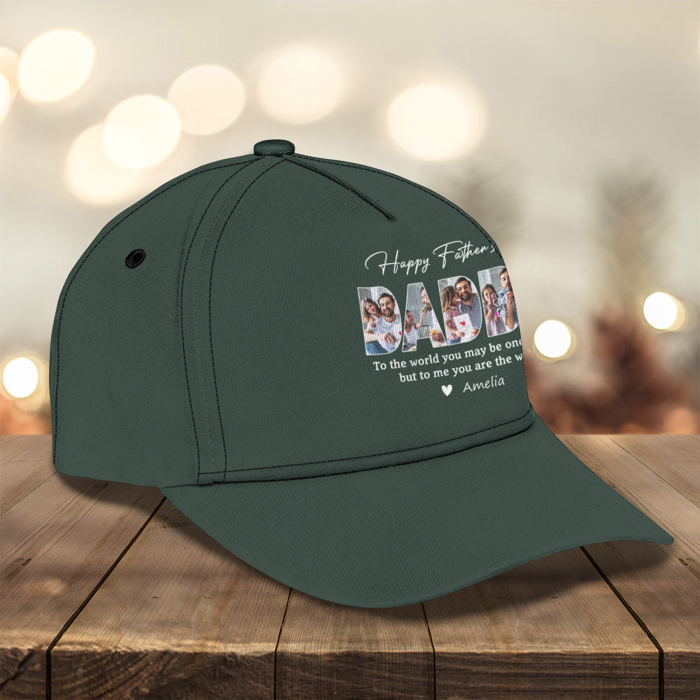 Custom Photo Happy Father's Day Family Classic Cap TH10 892933