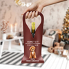 Custom Dog Cat Photo Life Would Be Boring Without Me Christmas Leather Wine Bag LM32 893871
