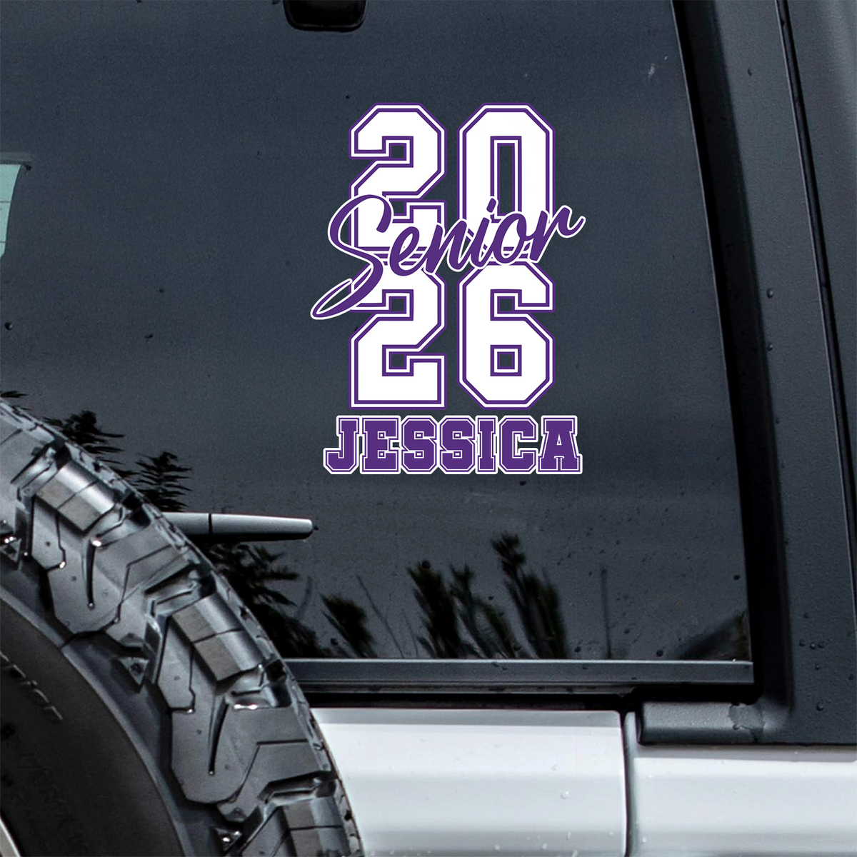 Custom Name Graduation Celebration 2026 Car Window Decal Sticker TH10 898495