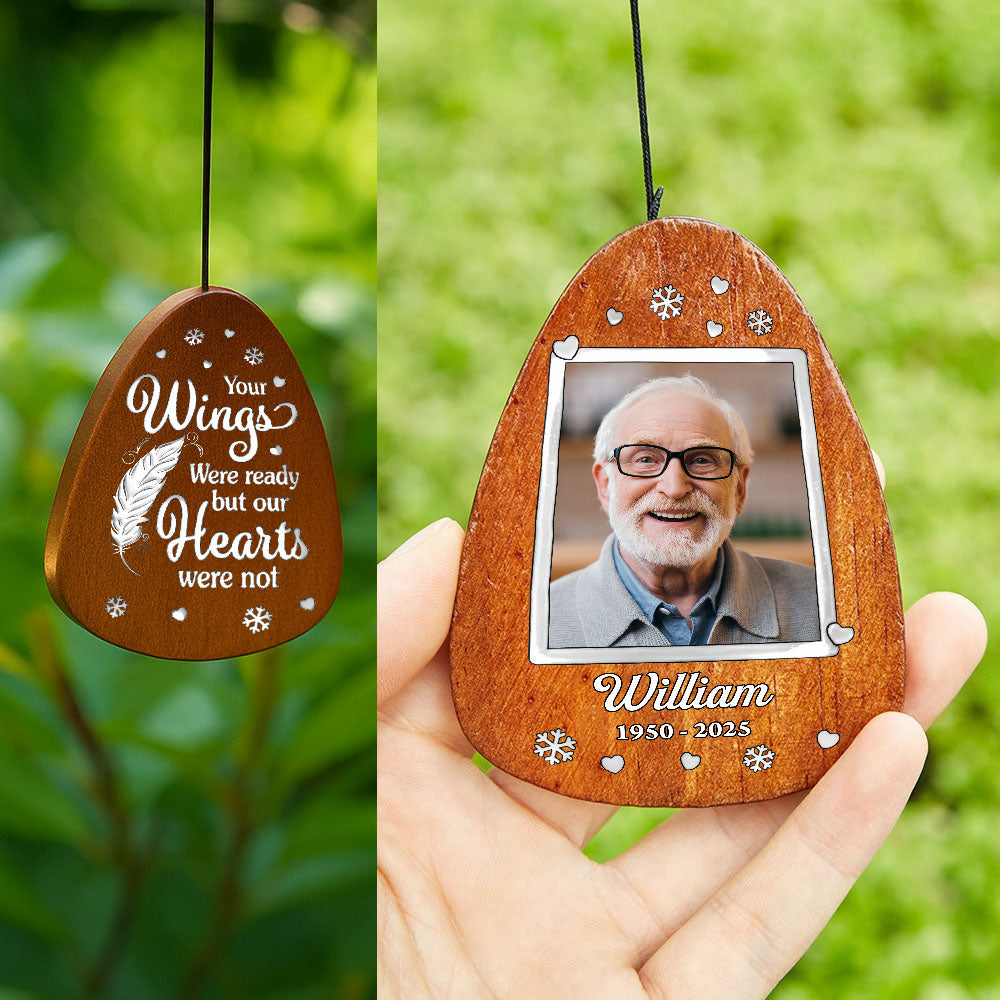 Custom Photo Gone But Never Forgotten Wind Chimes LM32 895095