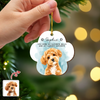 Custom Photo Pet Watercolor Wooden Ornament Loss Of Pet Gift CH07 180278