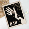 Amazing Daddy To Us Father's Day Gift 2-Layer Wooden Plaque With Stand TH10 892993