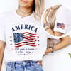 America 1776-2026 250 Years Of Freedom Short Sleeve Print Shirt TH10 170189