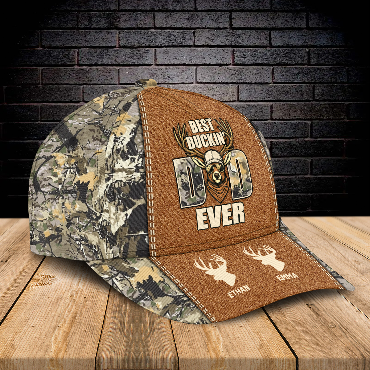 Personalized Name Deer Hunting Dad - Hunter Military Classic Cap For Father's Day CH07 895816