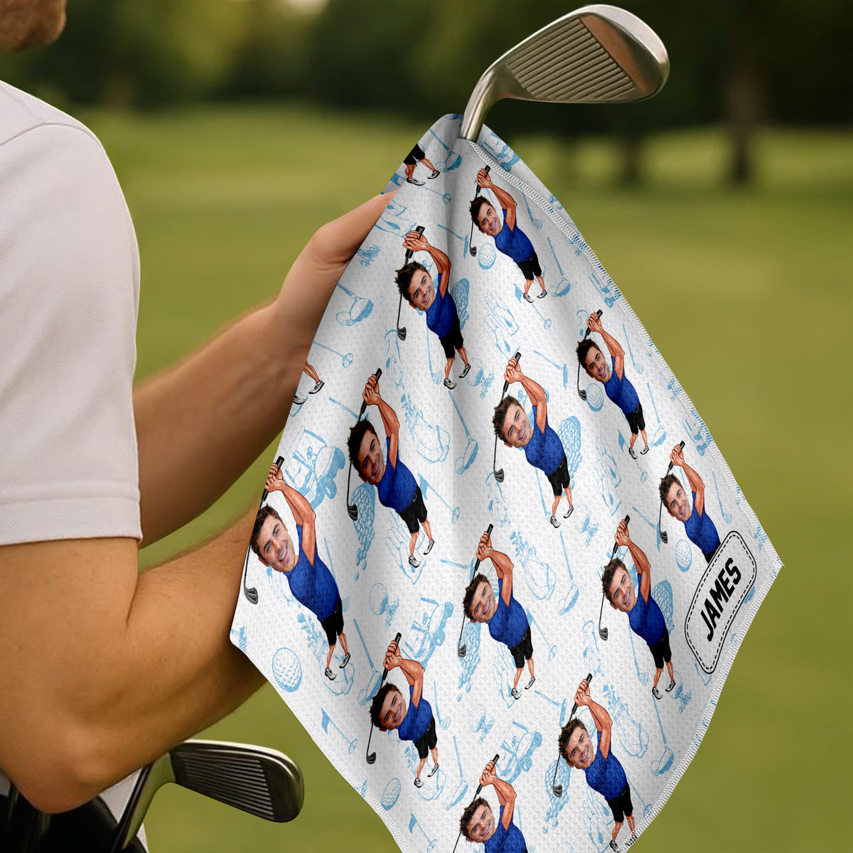 Custom Funny Photo Golf Towel For Golf-Loving LM32 893831