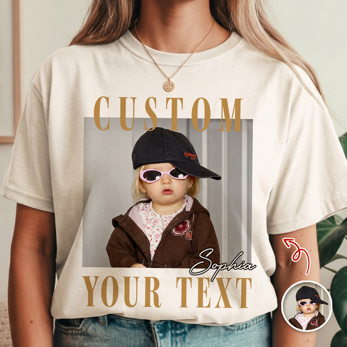 Custom Photo And Your Text Comfort Shirt For Family TH10 170601