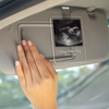 Custom Photo Happy Father's Day From Kid Acrylic Car Visor Clip CH07 911578