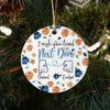 Distance Means So Little When Someone Means So Much  - Personalized 3D Effect Ceramic Ornament LM32 895355