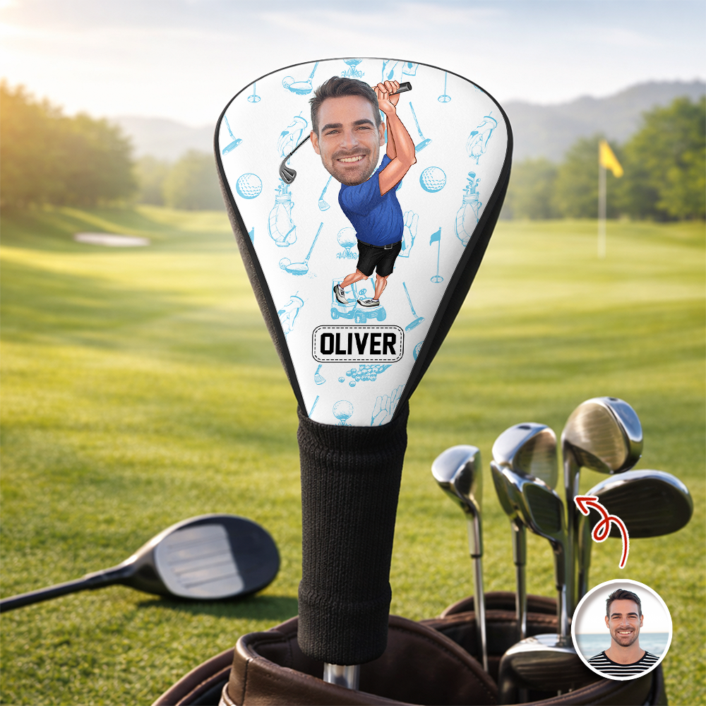 Custom Funny Golfer Photo Golf Club Head Cover CH07 911270