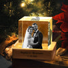 Custom Wedding Photo Engraved Crystal Photo With Light CH07 910034