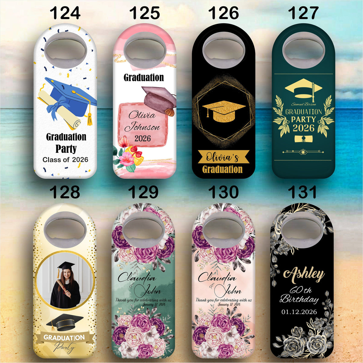 Personalized Graduation Souvenir, Graduation Gift, Bottle Opener Magnet HA75 920450