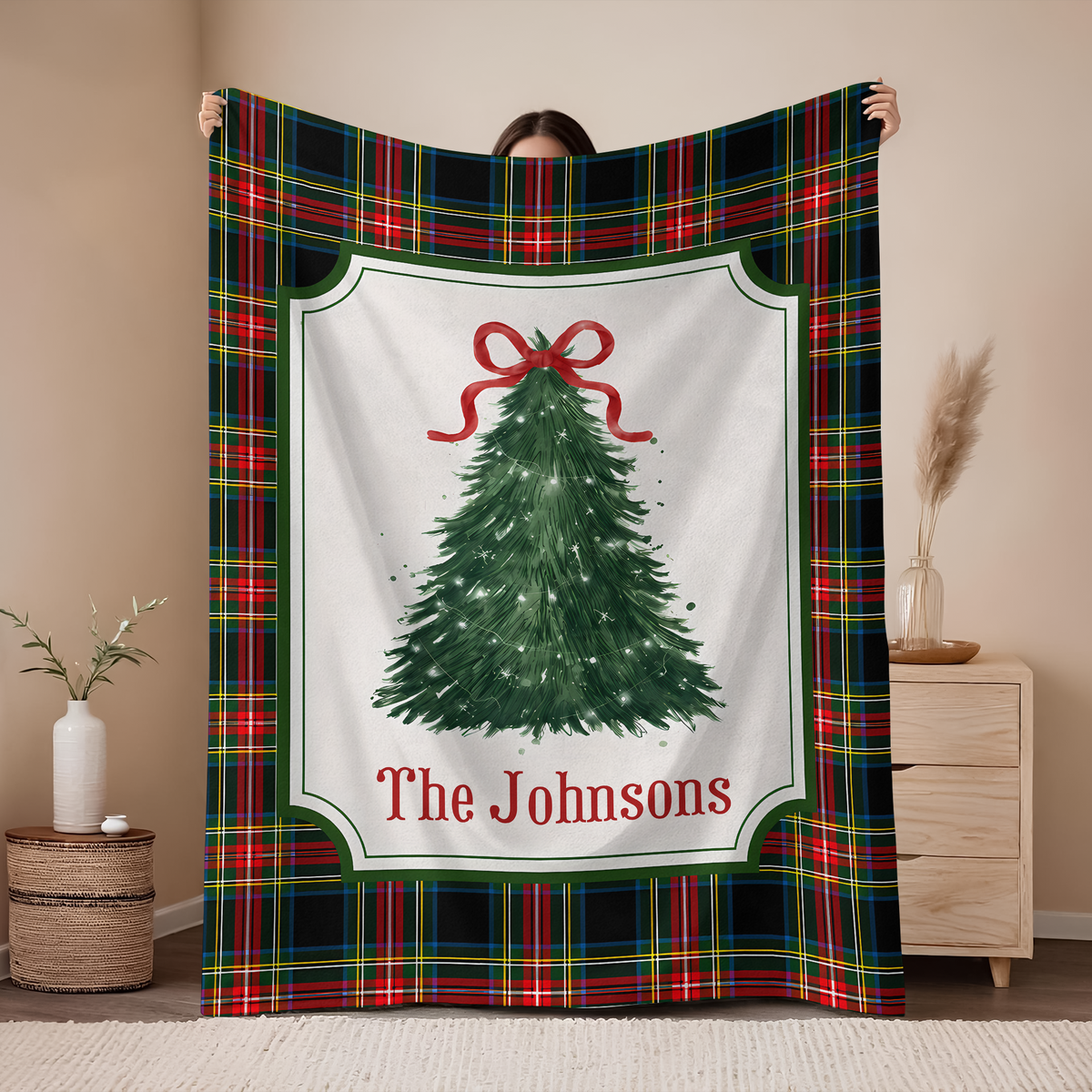 Personalized Custom Family Name Blanket For Christmas TH10 170873
