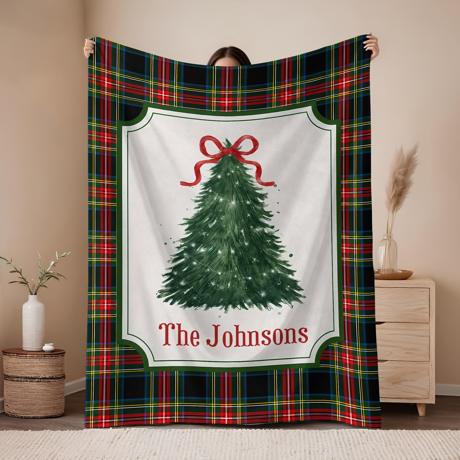 Personalized Custom Family Name Blanket For Christmas TH10 170873