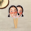 Custom Funny Face Photo For Special Day Face Fan TH10 892531