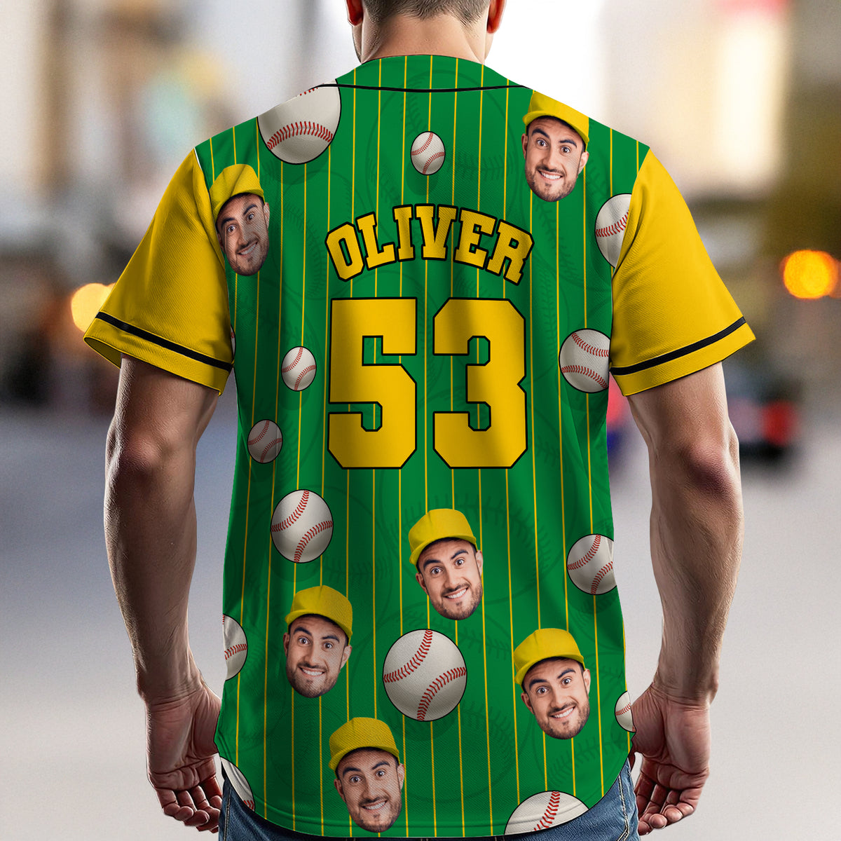 Custom Photo Sport Lovers Baseball Jersey Shirt With Team Name CH07 896178