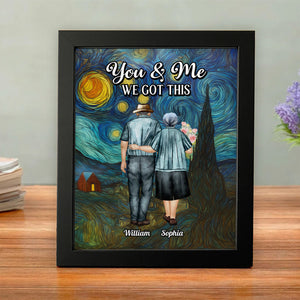 You & Me We Got This Starry Night Personalized Picture Frame Anniversary Gifts For Couple CH07 896492