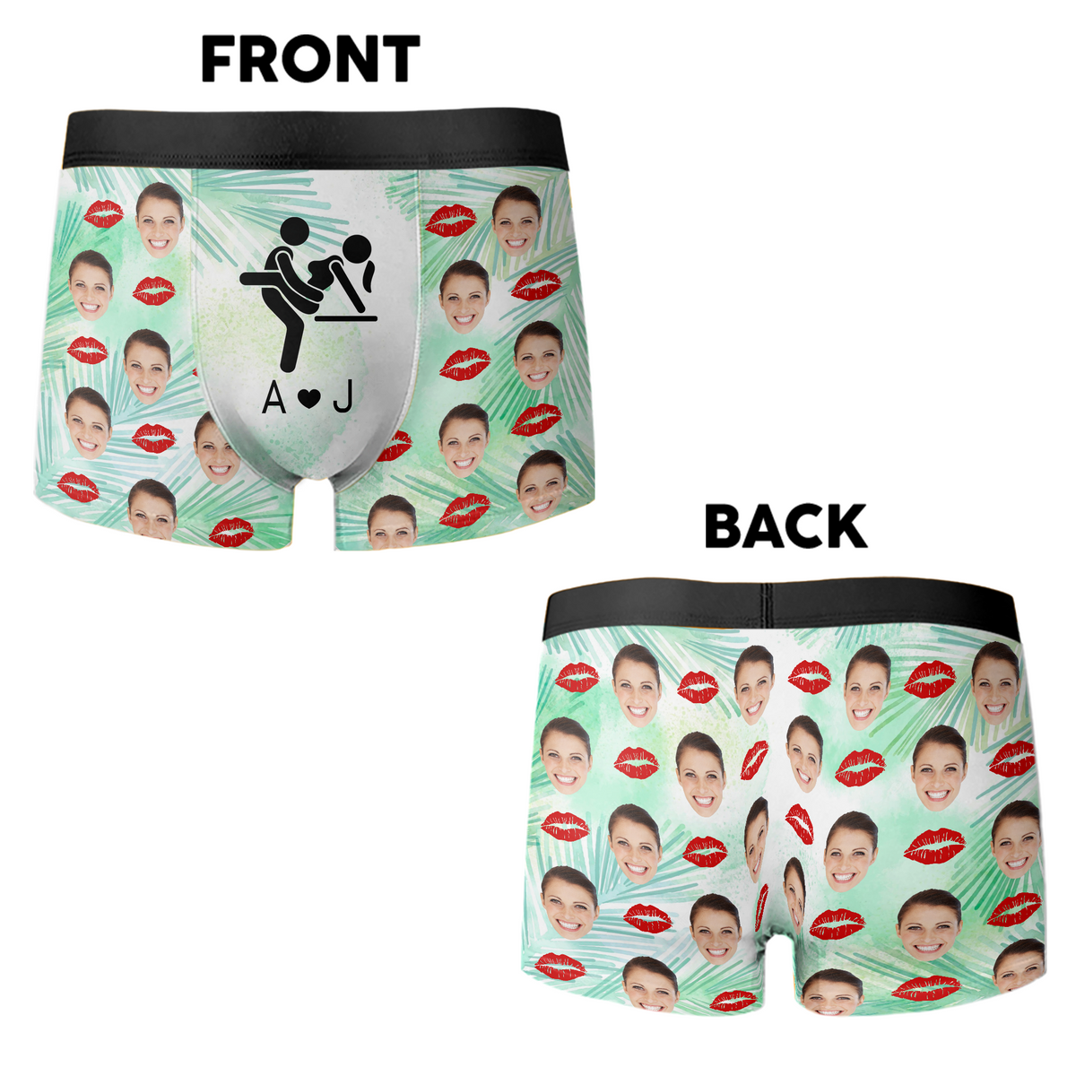 Custom Photo Novelty Boxer Briefs, Funny Custom Underwear for Men, Humorous Gift for Him LM32 669849