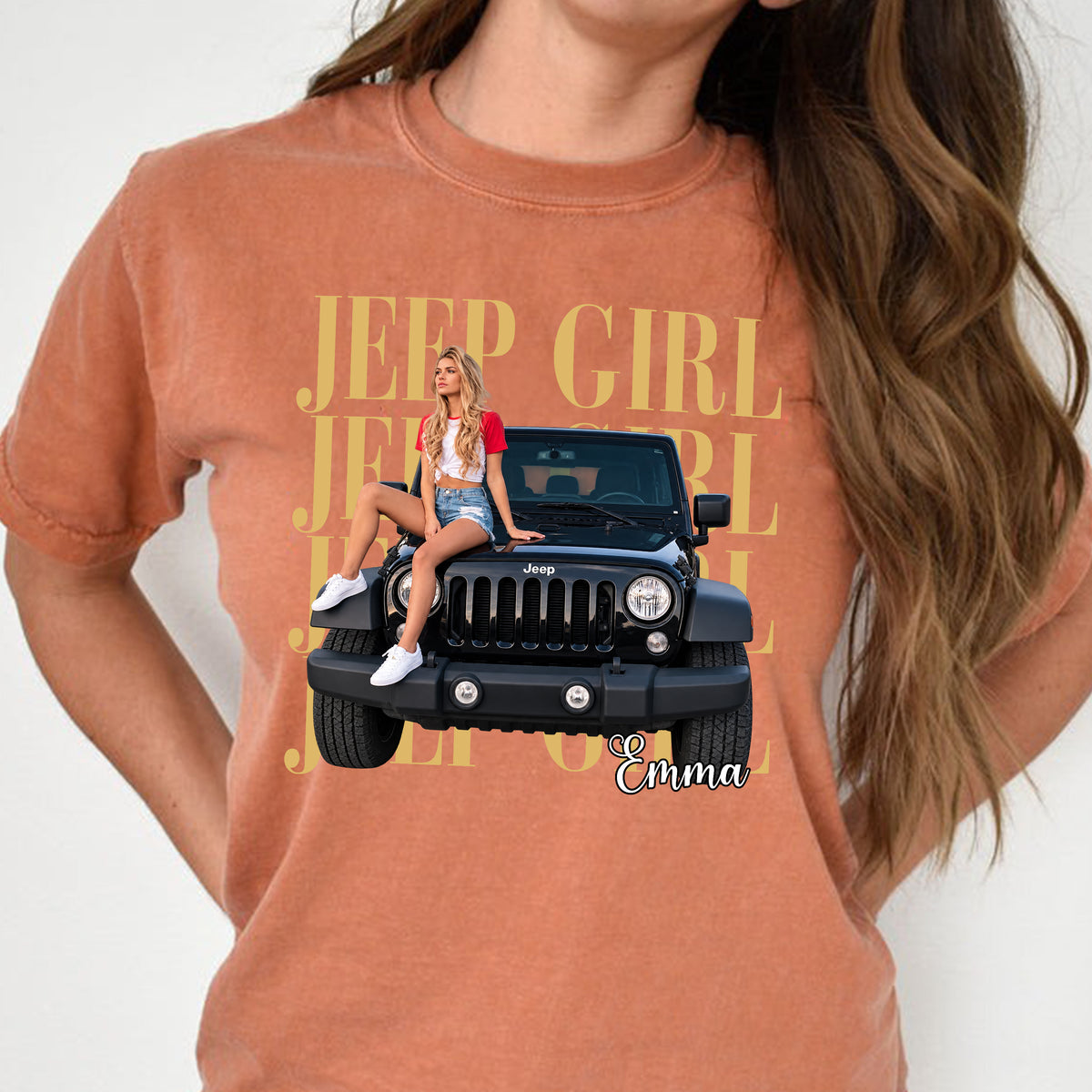 Custom Photo Jeep Hair Don't Care Comfort Shirt For For Jeep Girl, Car Lover TH10 170693