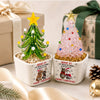 Custom Dog Cat Photo Life Would Be Boring Without Me Mini Ceramic Pot With Glass Christmas Tree HO82 903628
