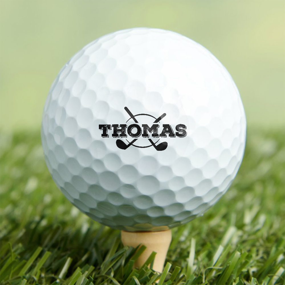 Customized Christmas Golf Ball Stamp Box, Golf Club Gift, Golf Lovers Gift CH07 899144