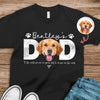Custom Photo Dog Dad Dark Shirt Fathers Day Gift For Dog Cat Owner HA75 921376