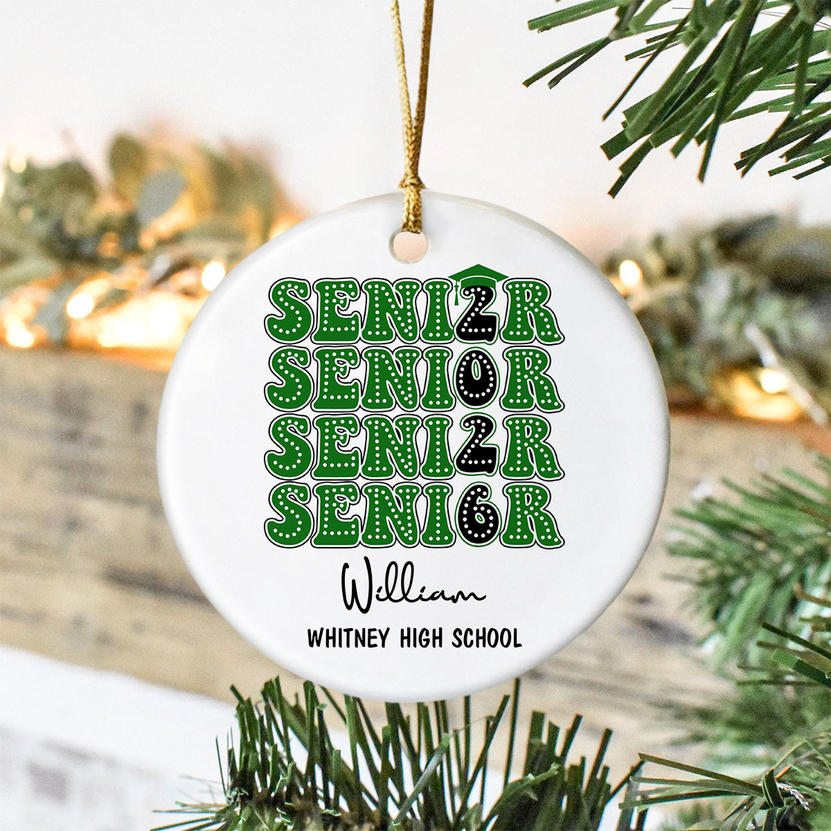 Personalized Senior 2026 Ceramic Ornament Gift For Graduation LM32 897321