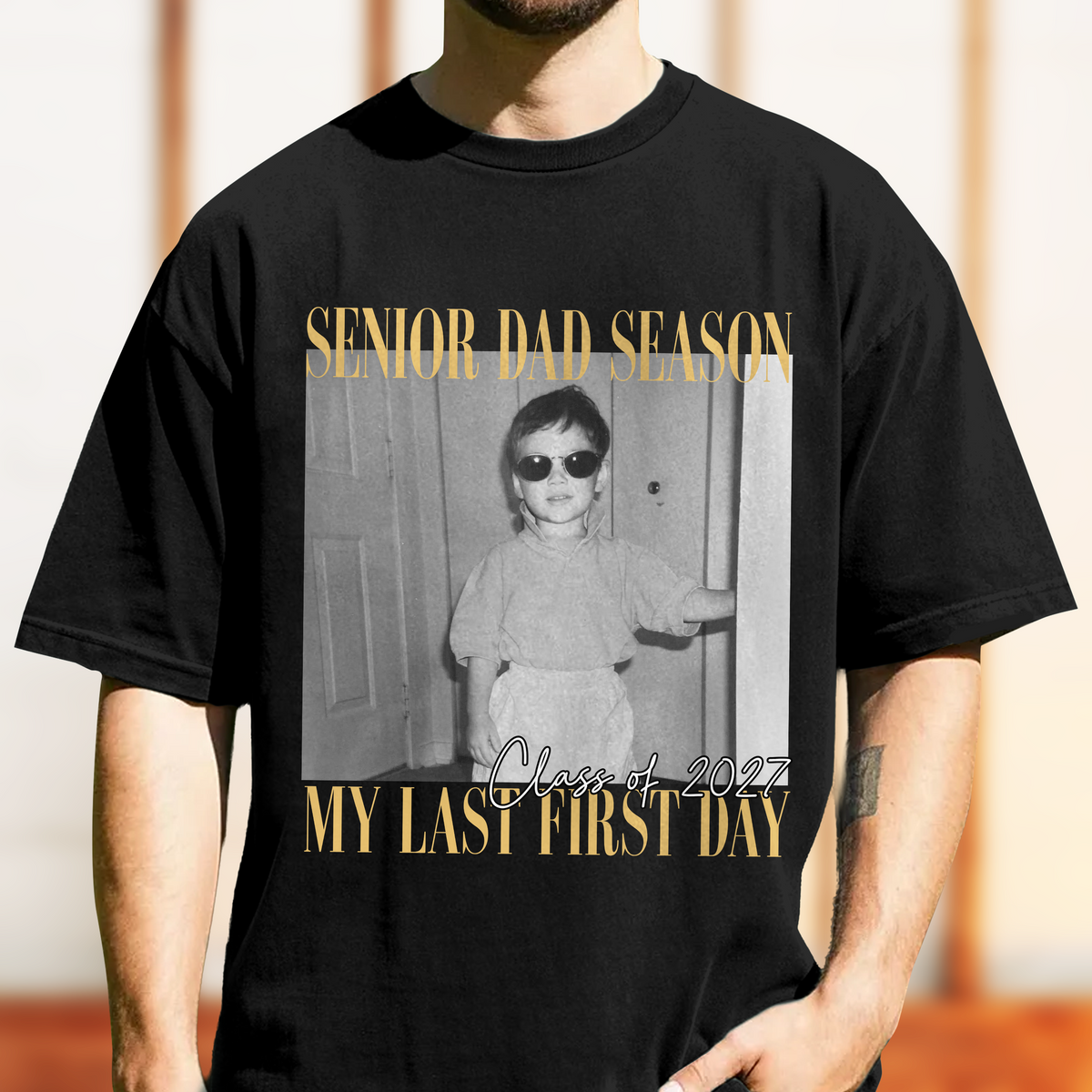 Custom Photo Senior Dad, Mom Season My Last First Day Comfort Shirt LM32 669663