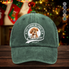 Custom Photo Human Belongs To Dog Cat  Pet Washed Denim Baseball Cap HA75 892934